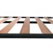 Base de cama de tubo de aço com reforço central e pernas Base de cama de tubo de aço com reforço central e pernas Preto
