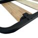 Base de cama de tubo de aço com reforço central e pernas Base de cama de tubo de aço com reforço central e pernas Preto
