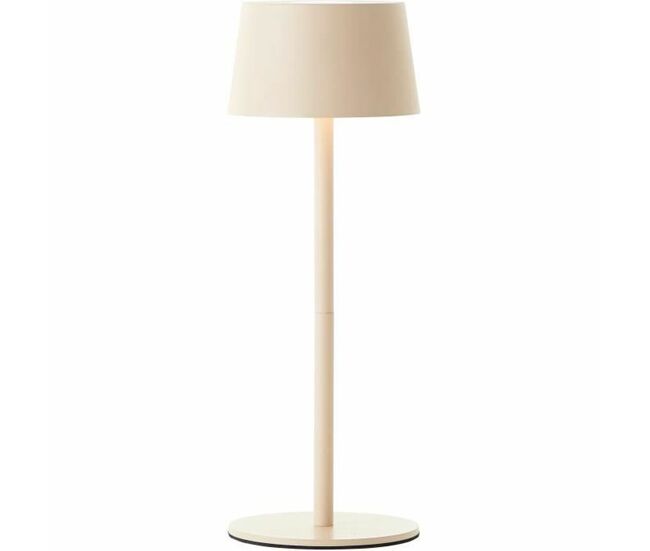 Lâmpada de mesa brilliant bege