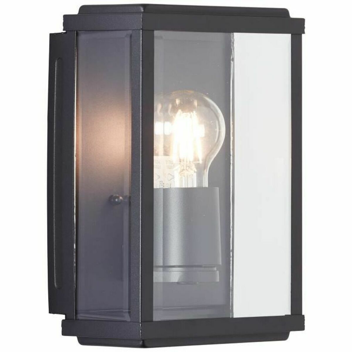 Luz de parede brilliant gaia noir metal 60 w e27