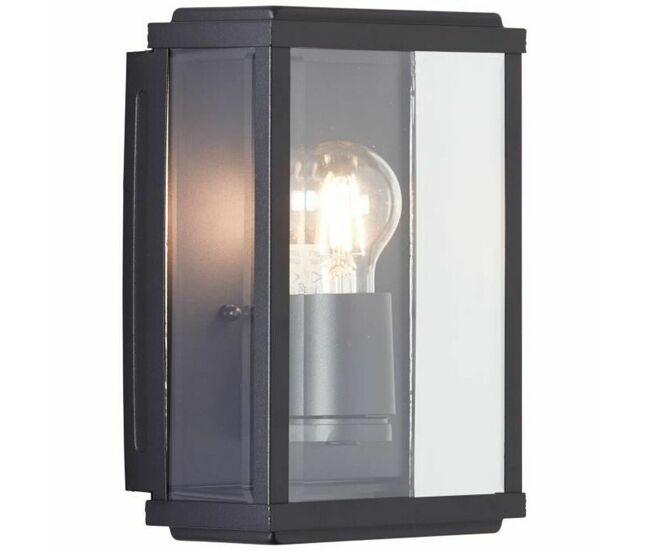 Luz de parede brilliant gaia noir metal 60 w e27