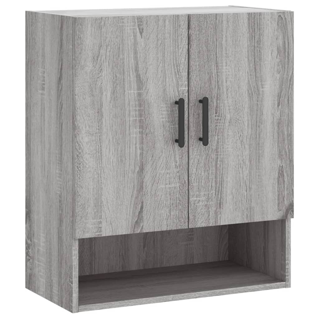 Vidaxl armário de parede 60x31x70 cm derivados madeira cinzento sonoma
