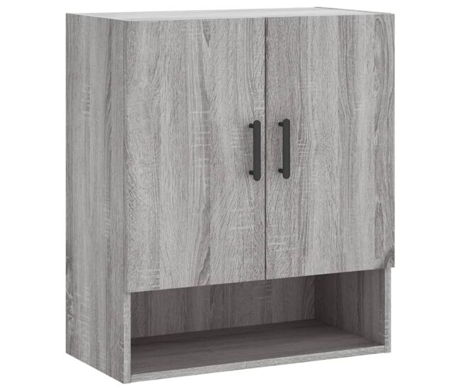 Vidaxl armário de parede 60x31x70 cm derivados madeira cinzento sonoma