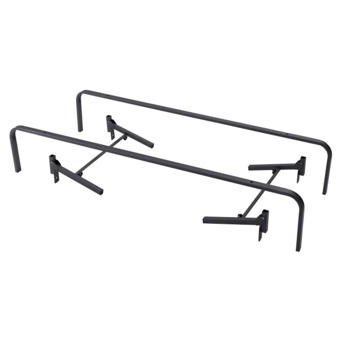 Estrutura de cama canguru: pernas e ferragens de metal para camas de rodízio superior e inferior para bases estofadas de 80x190 cm ou 90x190 cm