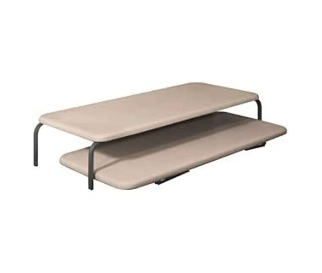Pacote de cama canguru + 2 bases de cama estofadas