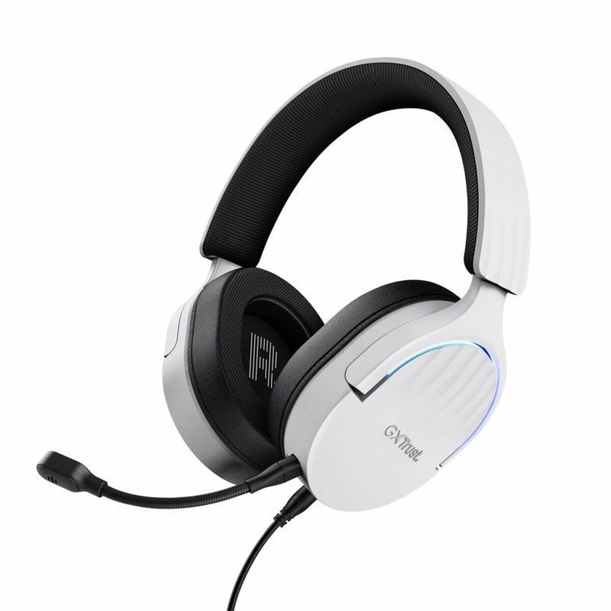 Trust Auriculares Com Microfone Para Vídeojogos Gxt 490 Branco Preto