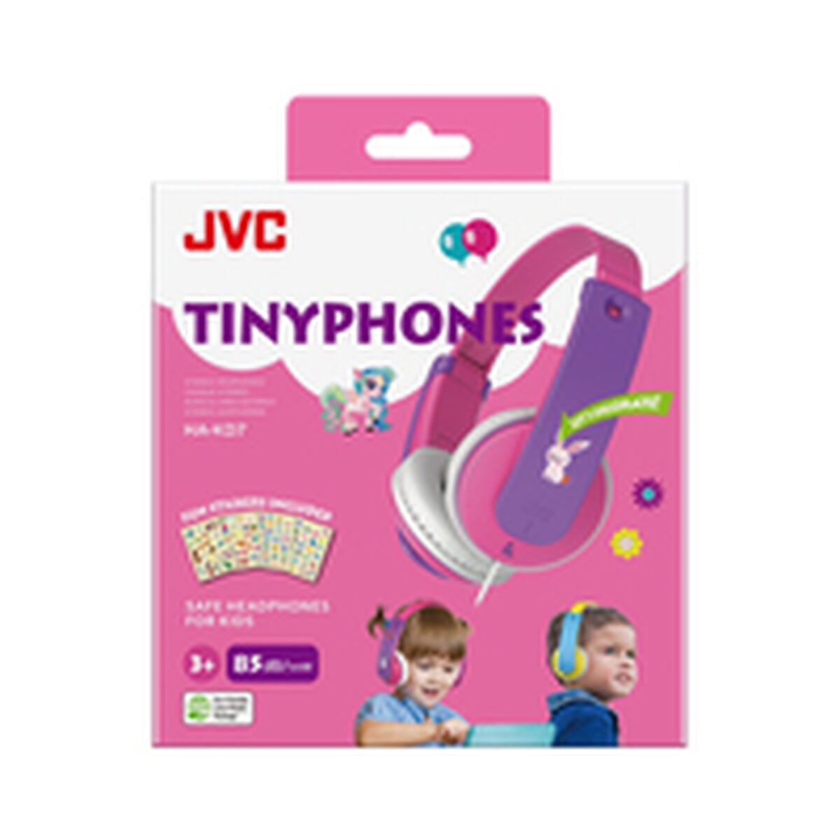 Écouteurs jvc ha-kd7-p cor de rosa