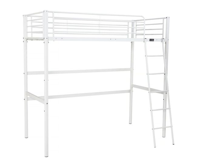 Cama mezanino "alora" - 90 x 190 cm - blanc