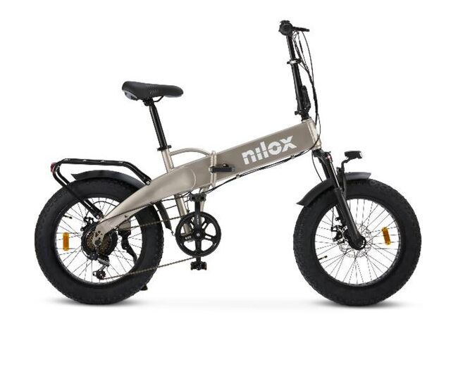 Bicicleta électrique nilox nxebx10gr gris 250 w 13000 mah 20"