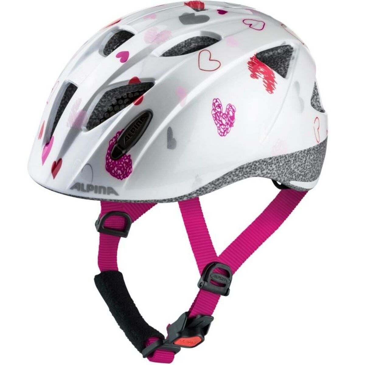 Capacete de ciclismo para adultos alpina a9711211 branco estampado