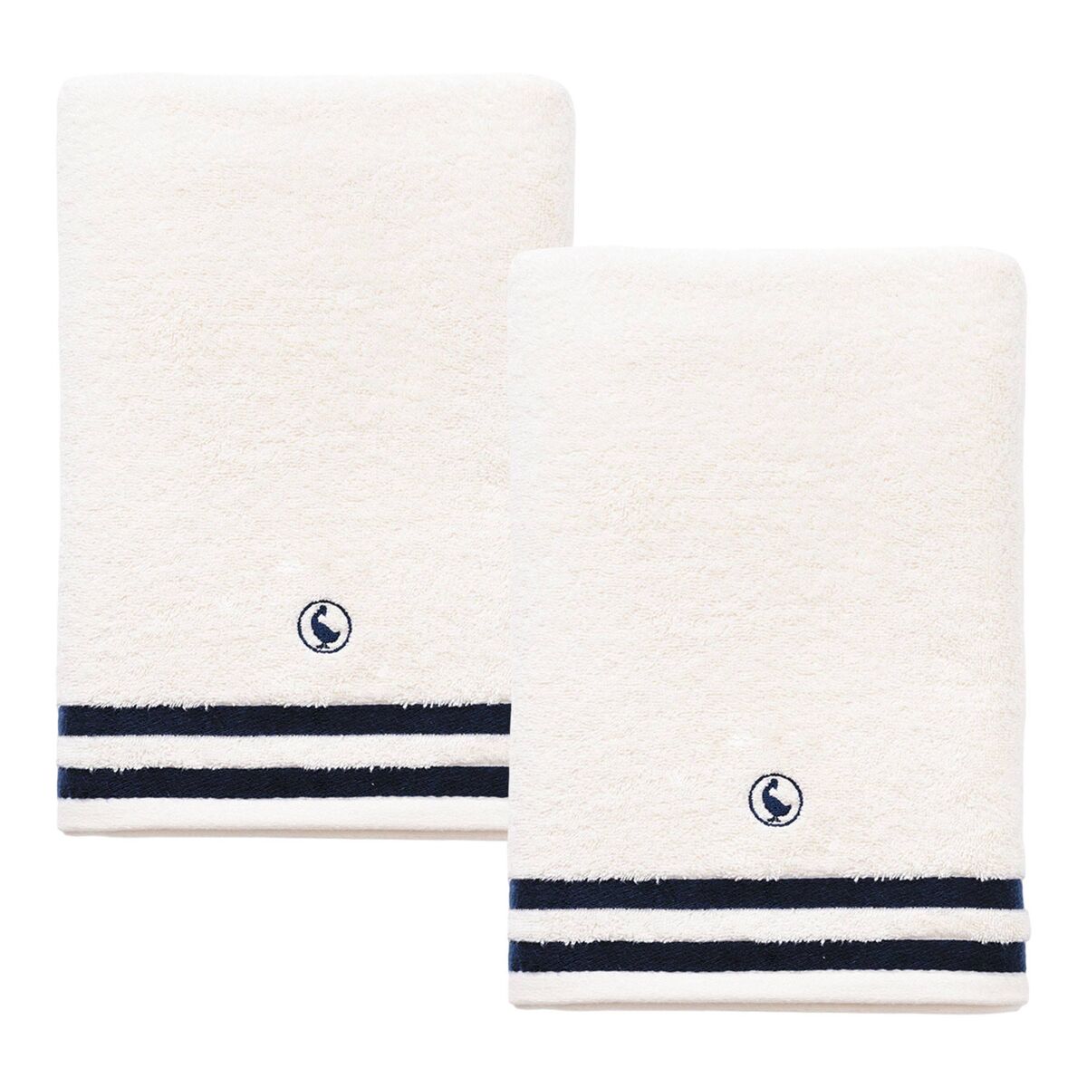 Conjunto de 2 toalhas de banho de algodão 500GSM El Ganso