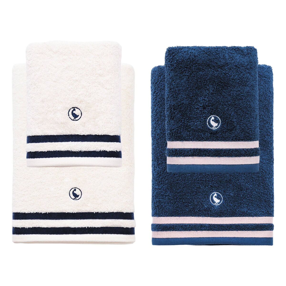 Conjunto de 4 toalhas de banho de algodão 500GSM El Ganso