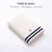 Conjunto de 4 toalhas de banho de algodão 500GSM El Ganso Conjunto de 4 toalhas de banho de algodão 500GSM El Ganso Branco/ Azul
