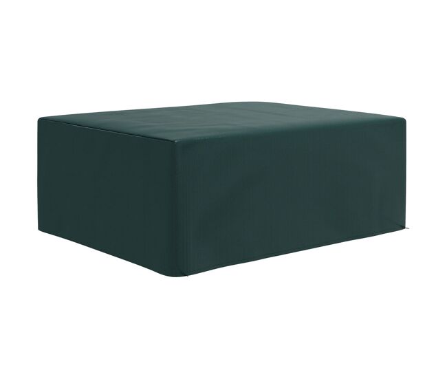 Outsunny capa protetora para móveis retangular cobertura de móveis para jardim impermeável anti-uv antipó para terraço varanda 235x190x90 cm verde