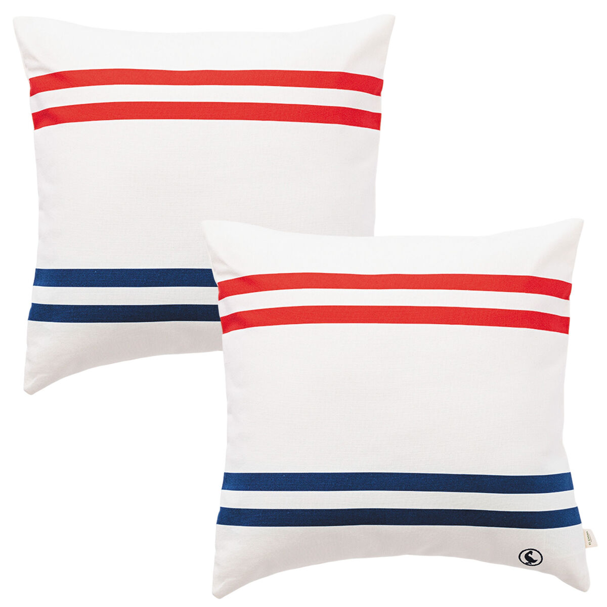 Conjunto de 2 almofadas 40x40cm 100% algodão 300gsm cru el ganso