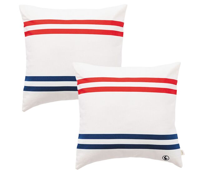 Conjunto de 2 almofadas 40x40cm 100% algodão 300gsm cru el ganso