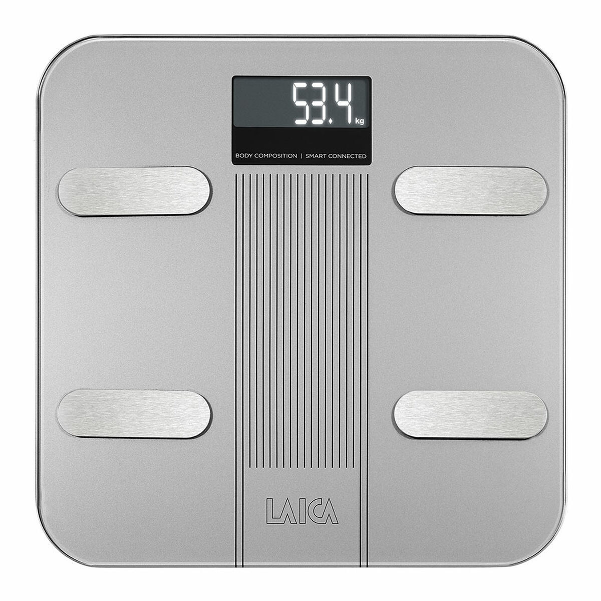Bluetooth laica blanc vidro temperado 180 kg