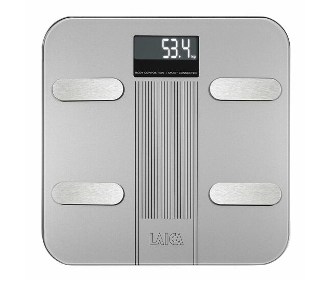 Bluetooth laica blanc vidro temperado 180 kg