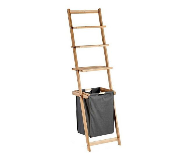 Estantes kipit mh15930h castanho cinzento madeira 36 x 151 x 41,5 cm