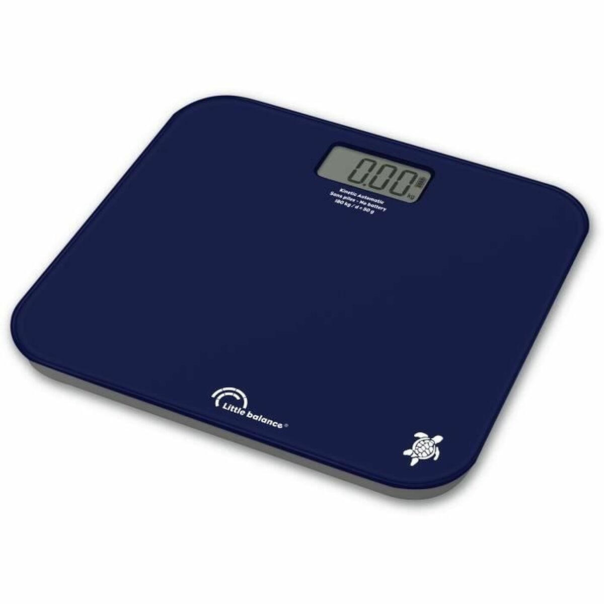 Balança digital para casa de banho little balance kinetic auto bleu