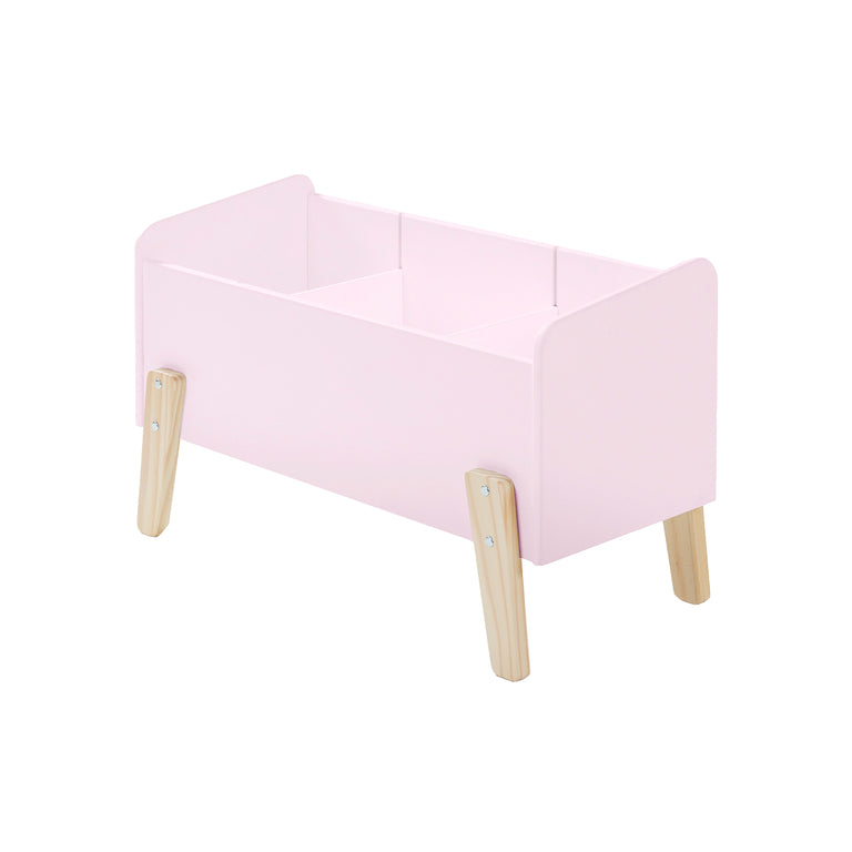 Caixa de brinquedos vipack kiddy rosa antigo