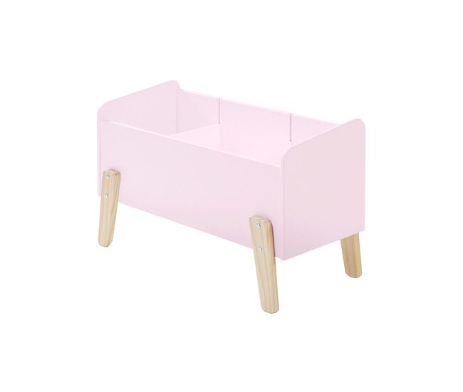 Caixa de brinquedos vipack kiddy rosa antigo