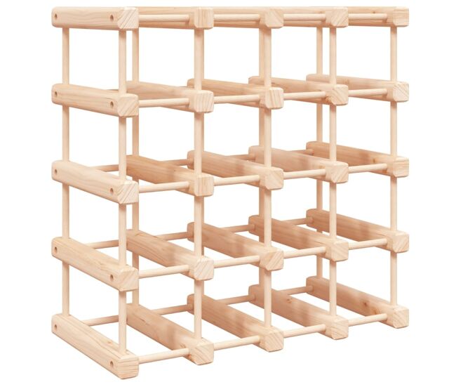 Vidaxl garrafeira para 20 garrafas 46,5x23x46,5 cm pinho maciço