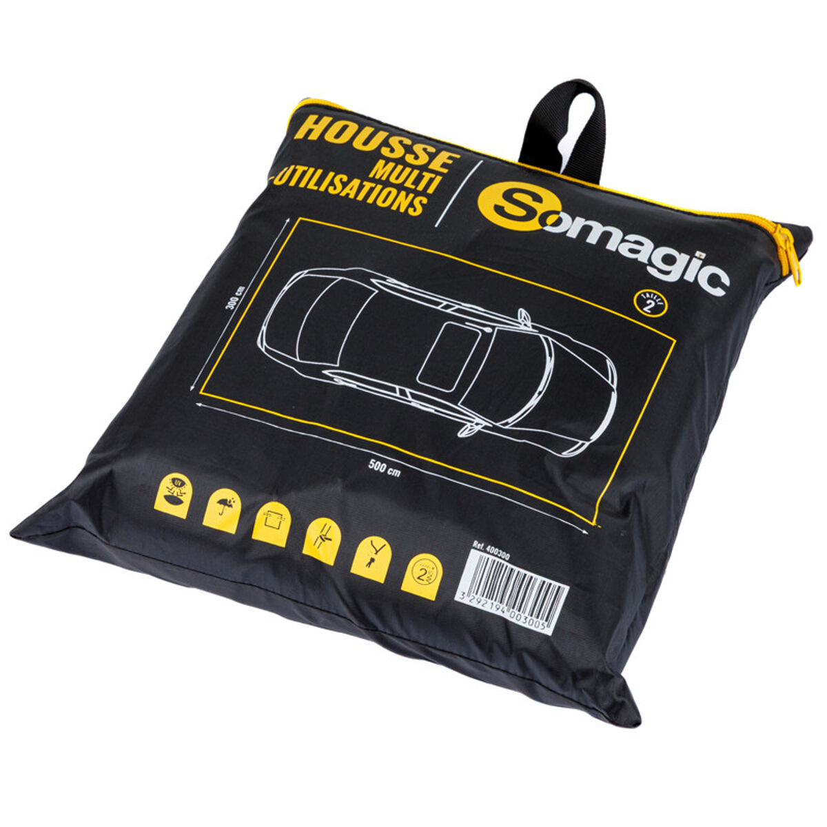 Somagic - cobertura plana multifunções c 300 x l 500 cm