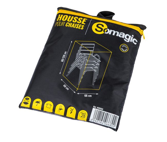 Somagic - cobertura c 66 x l 66 x a 120 cm para cadeiras de jardim