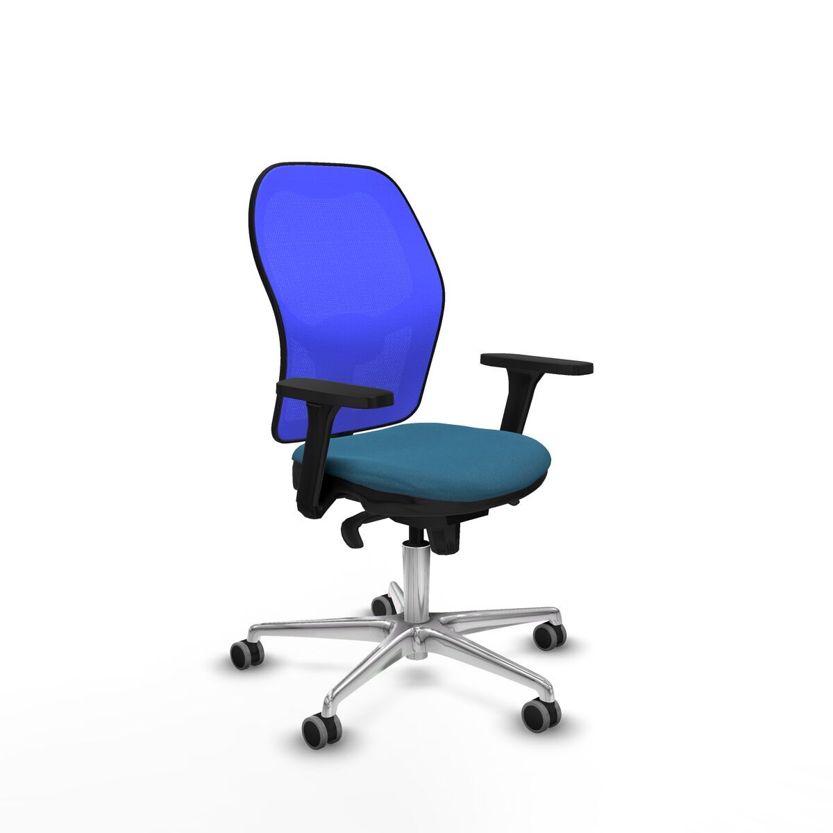Cadeira de escritório ergonómica Jorquera para adolescentes 3D086G0 Azul/ Verde