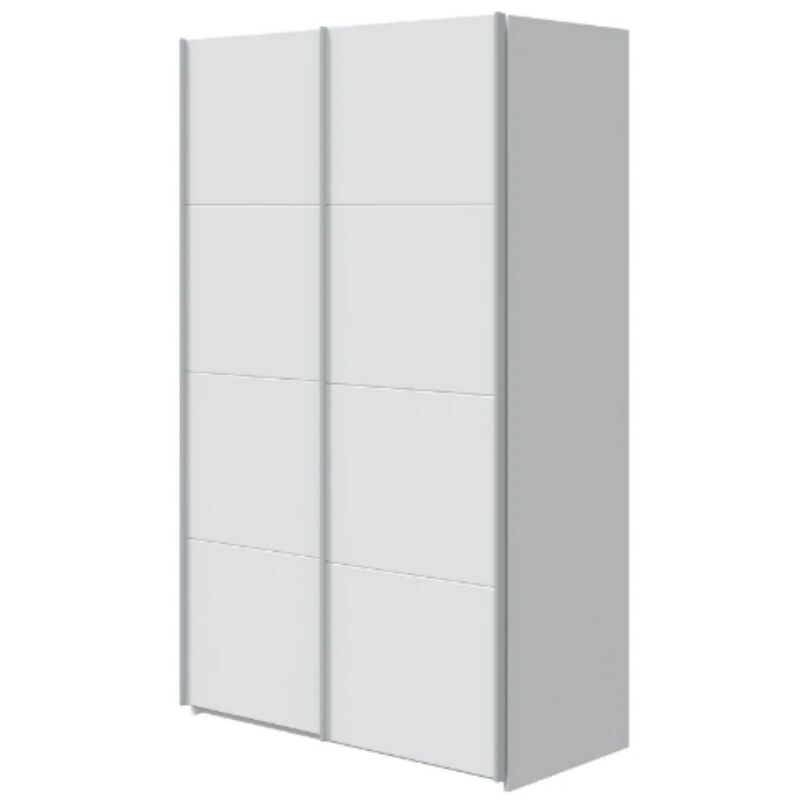 Armário com portas de correr em aglomerado blanc 200x150x60cm