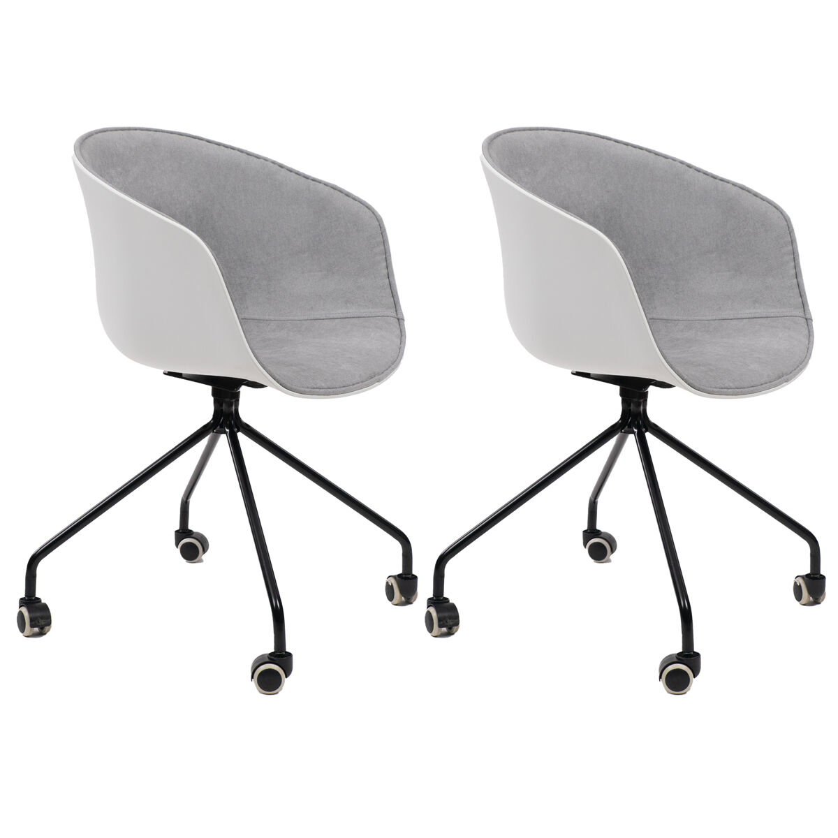 Lote de 2 poltronas Cute Wheels