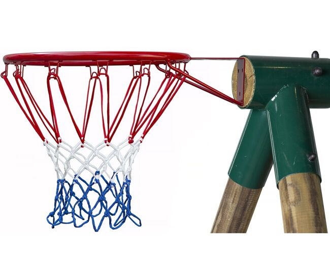 Cesto de basquetebol universal para estrutura de madeira