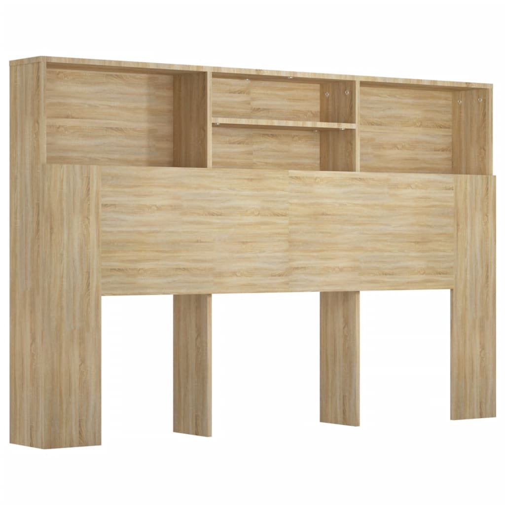 Vidaxl armário de cabeceira 160x19x103,5 cm cor carvalho sonoma