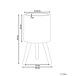 Beliani Vaso alto para plantas PREWEZA Beliani Vaso alto para plantas PREWEZA Creme