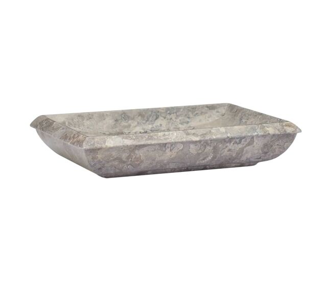 Lavatório - lavabo - pia de banheiro 50x35x10 cm mármore cinzento