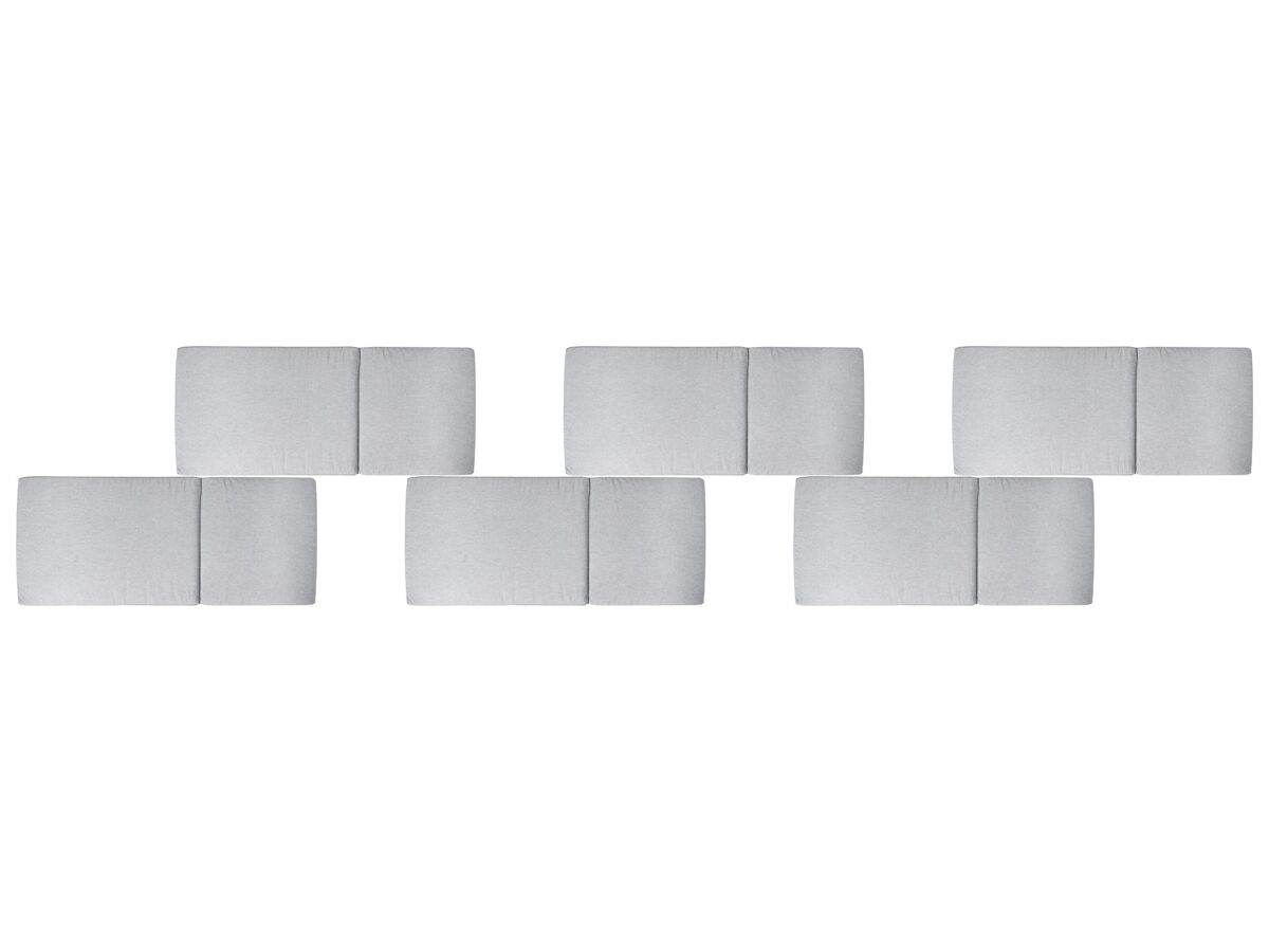 Beliani Almofada de assento TOSCANA/JAVA/AMANTEA PREMIUM 50x45 Cinza