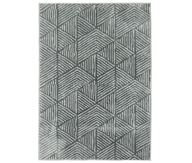 Homcom tapete sala de estar 170x120 cm tapete lavável na machine de lavar pelo curto estilo moderno tapete para sala de estar quarto sala de jantar gris escuro