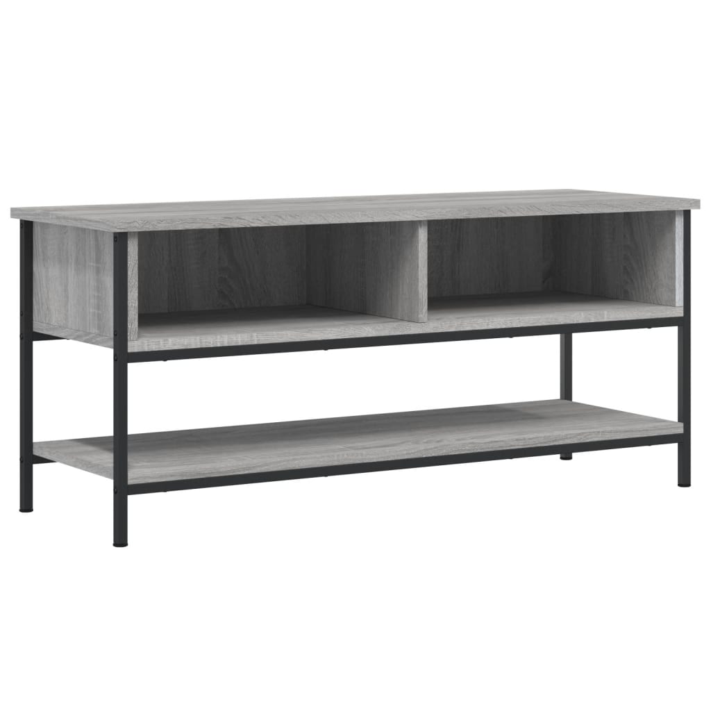 Móvel de tv - modulo de tv - armário de tv 100x35x45 cm derivados de madeira cinzento sonoma