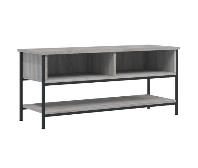 Móvel de tv - modulo de tv - armário de tv 100x35x45 cm derivados de madeira cinzento sonoma