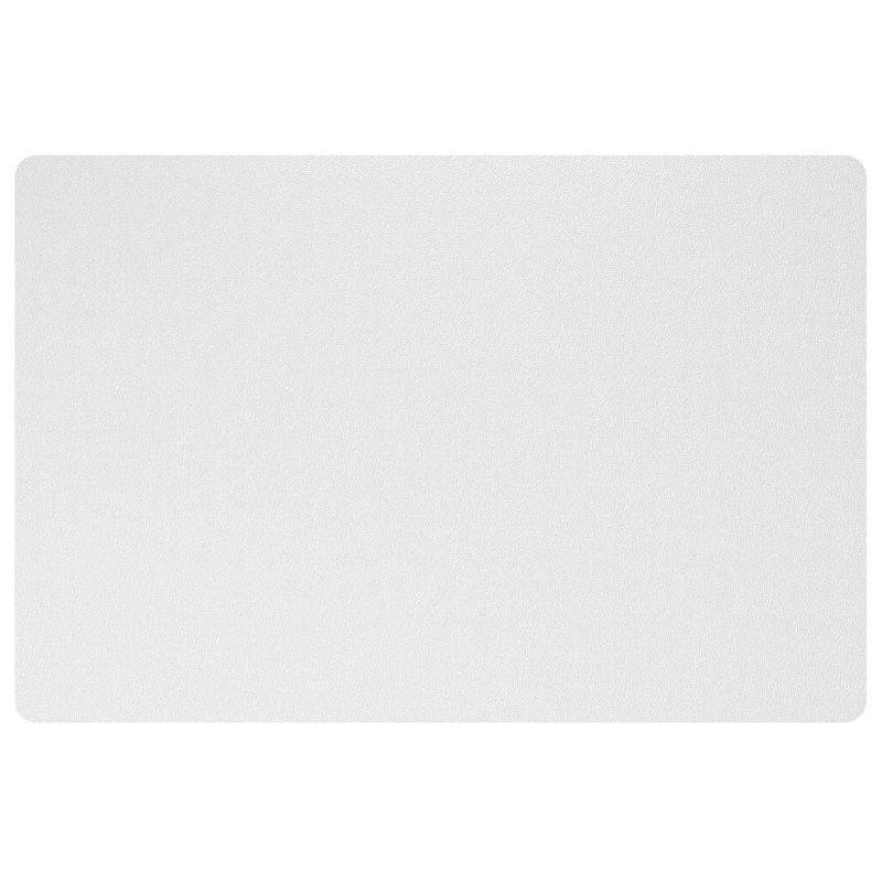 Homcom tapete protetor para chão 100x150 cm tapete para cadeira de escritório protetor de chão transparente