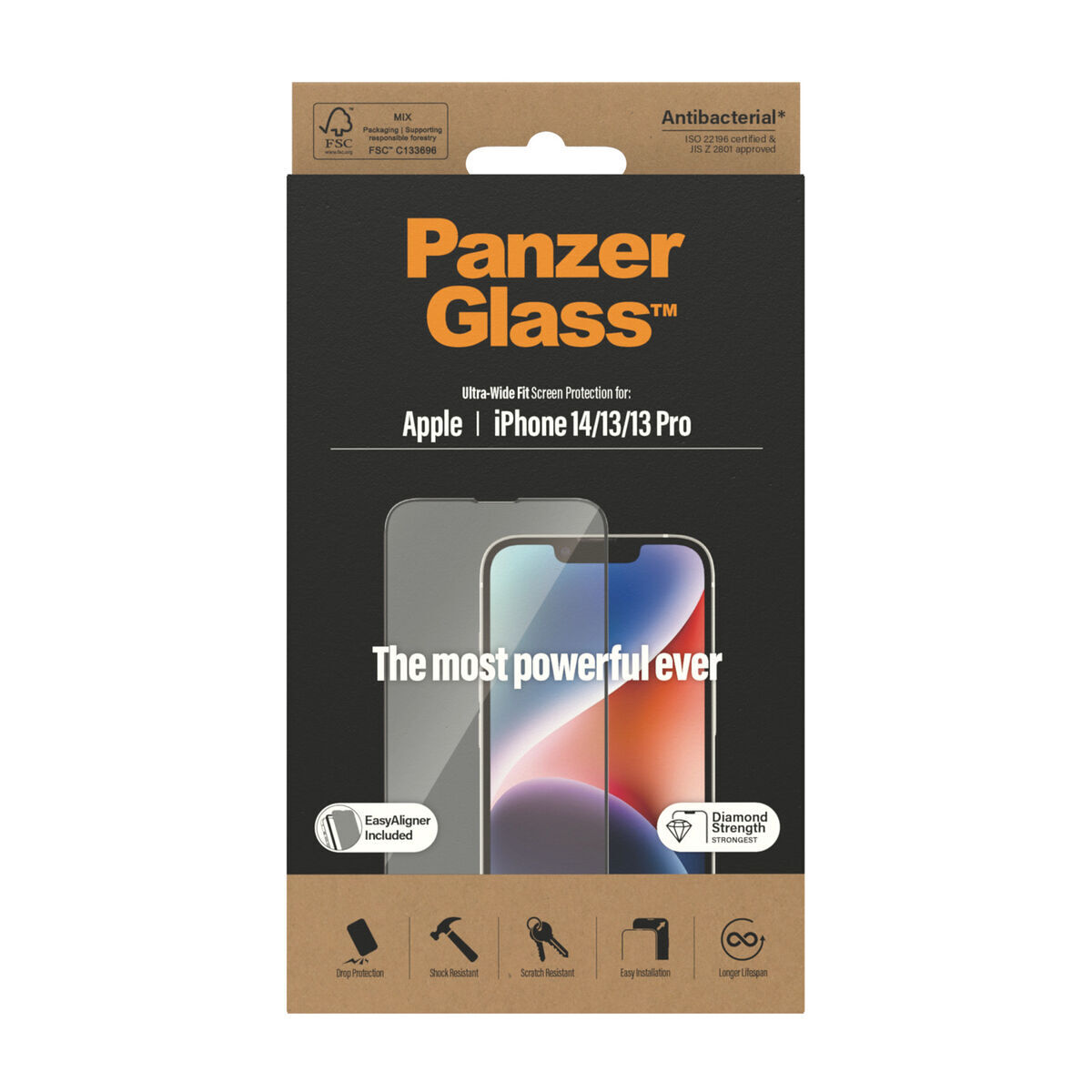 Panzer Glass Protetor De Ecrã Para O Telemóvel 2783 Apple Iphone 13 Pro Iphone 13 Iphone 14 Transparente