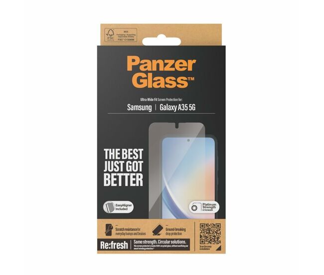 Protetor de ecrã para o téléphone panzerglass samsung a35