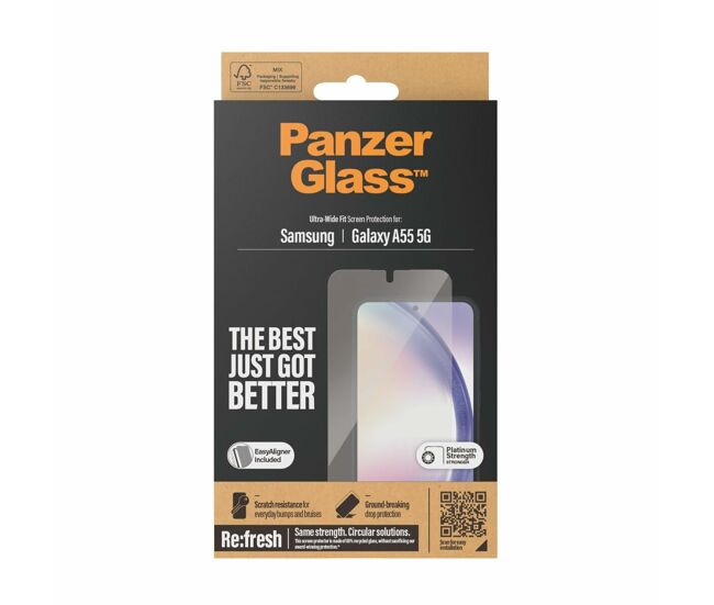 Protetor de ecrã para o téléphone panzerglass samsung a55