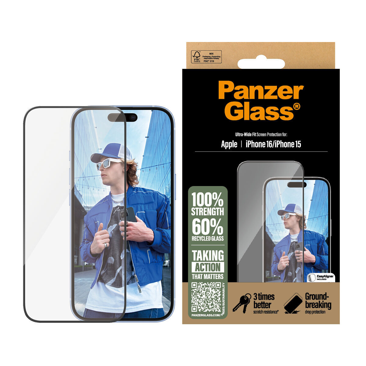 Panzer Glass Protetor De Ecrã 2861 Apple Transparente