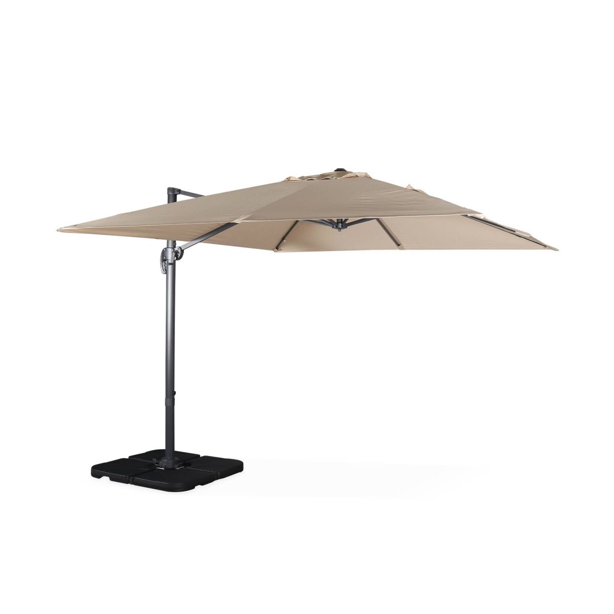 Parasol deslocado quadrado de alta gama excêntrico 300x300