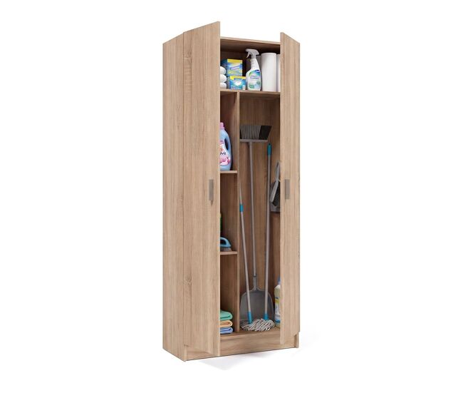 Armário de 2 portas, 73 x 180 cm, multi useful carvalho 73 x 180 x 37 cm