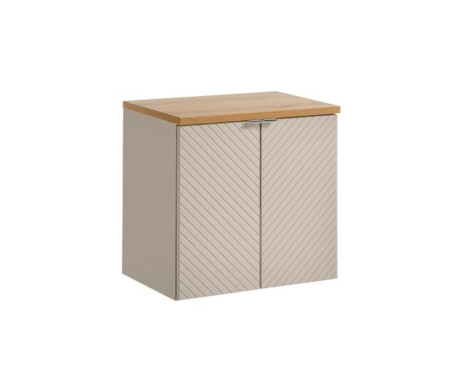 Móvel de lavatório 60cm 2 portas móvel de lavatório manoa caxemira e madeira