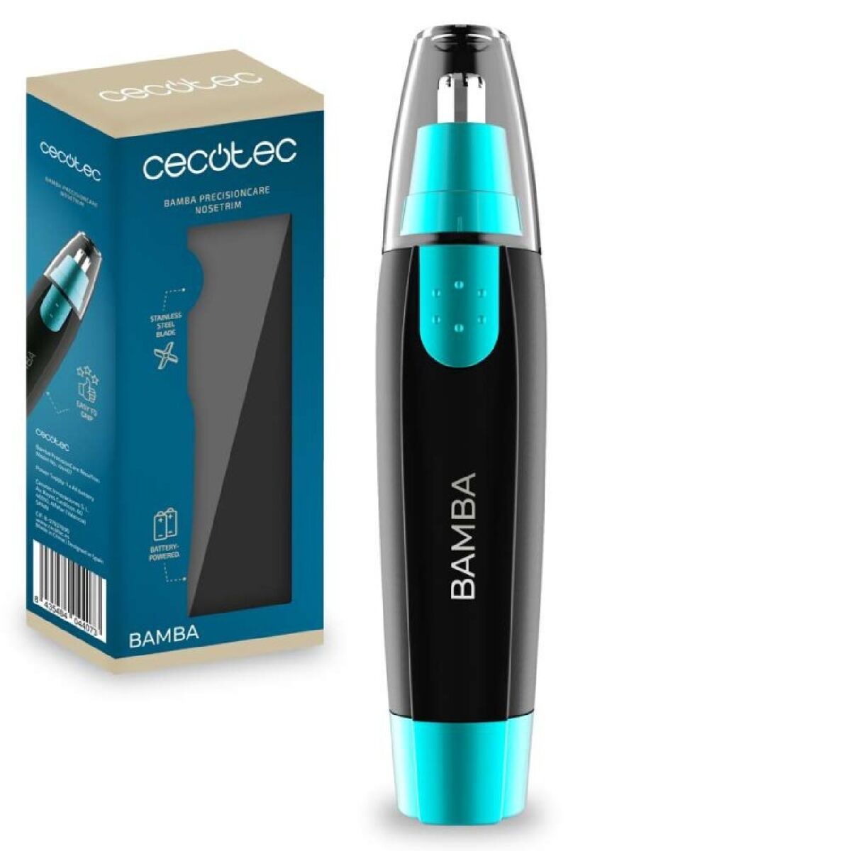 Cecotec Depilador de Nariz Bamba PrecisionCare NoseTrim