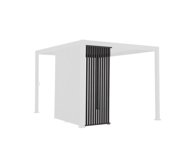 Persiana vertical 100cm pérgola bioclimática 3x3m, 3x4m, 3x6m, triomphe persiana vertical 100cm , antracite, 92.5x92.5x236 cm